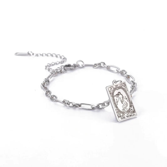 The World Tarot Bracelet (Silver Plated)- Limited Edition- By, Samantha Leigh