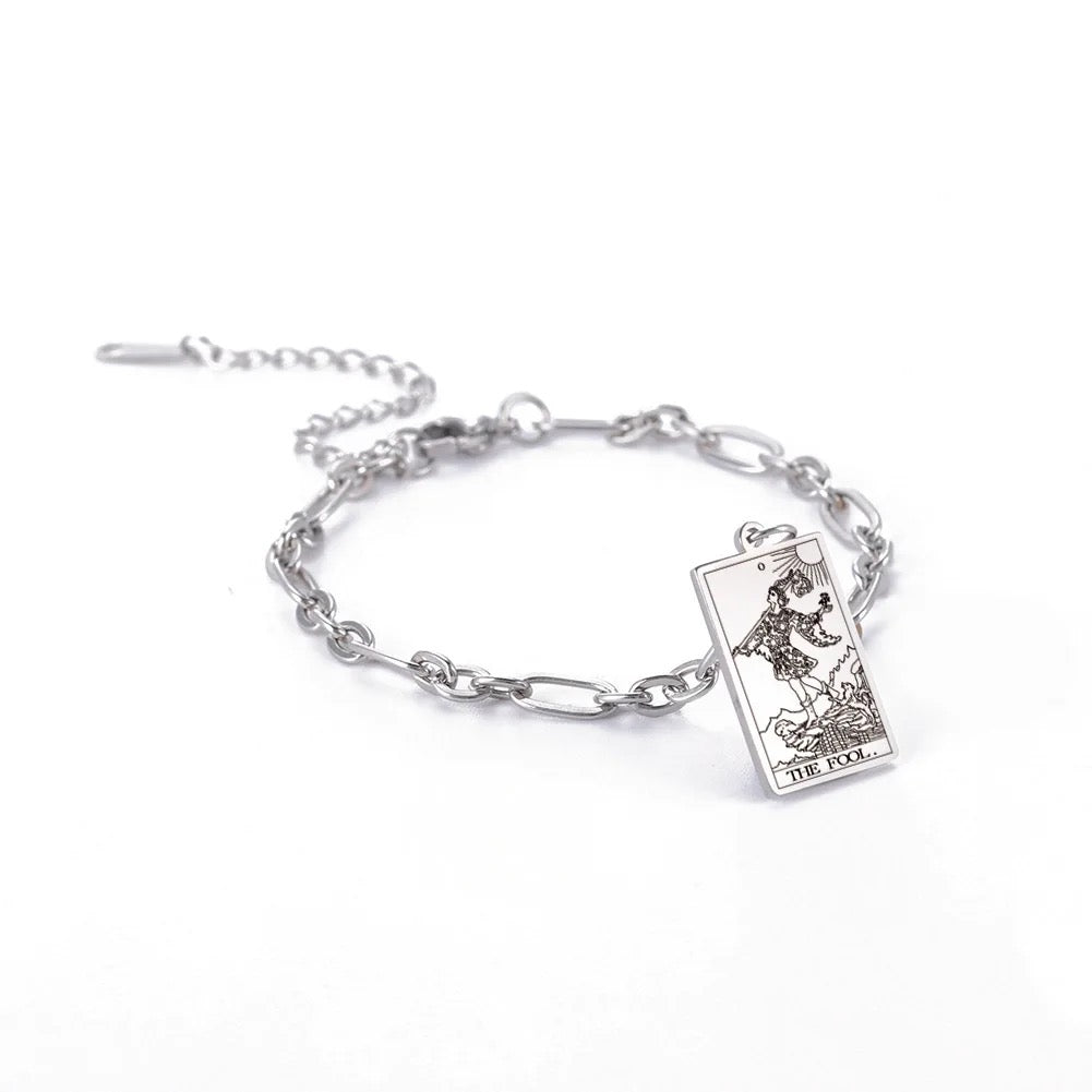 The Fool Tarot Bracelet (Silver Plated)- Limited Edition- By, Samantha Leigh