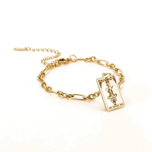 The Hanged Man Tarot Bracelet (Gold Plated)- Limited Edition- By, Samantha Leigh