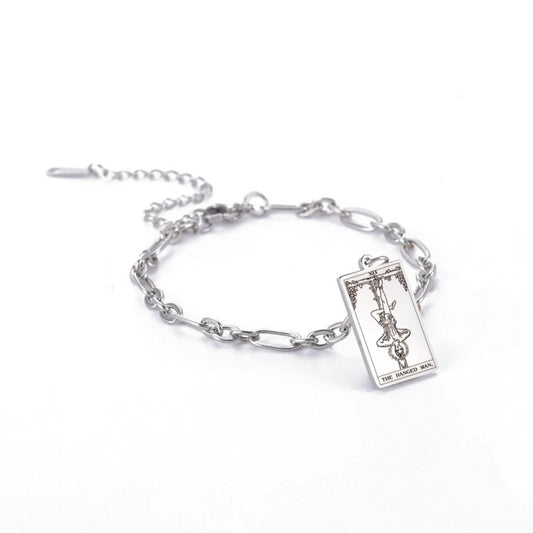 The Hanged Man Tarot Bracelet (Silver Plated)- Limited Edition- By, Samantha Leigh