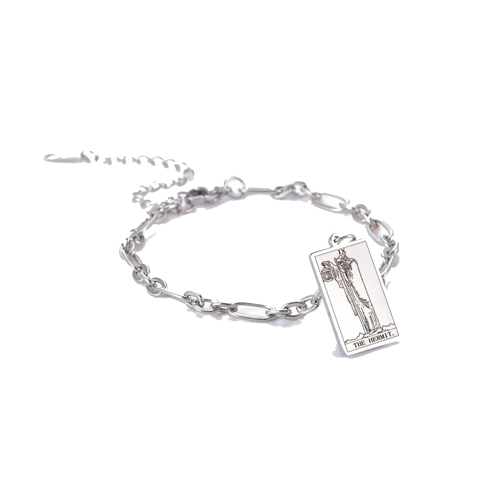 The Hermit Tarot Bracelet (Silver Plated)- Limited Edition- By, Samantha Leigh