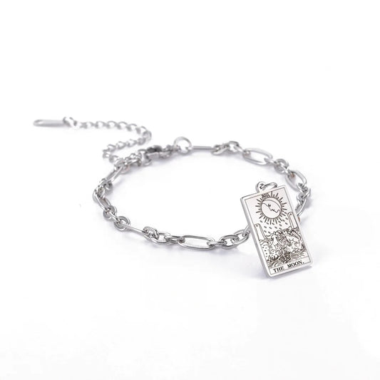 The Moon Tarot Bracelet (Silver Plated)- Limited Edition- By, Samantha Leigh