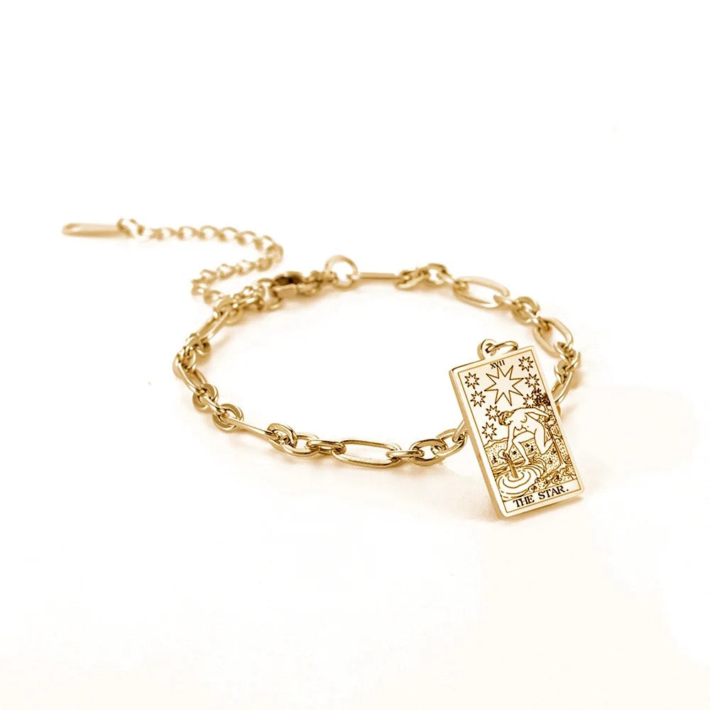 The Star Tarot Bracelet (Gold Plated)- Limited Edition- By, Samantha Leigh